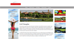 Desktop Screenshot of golfinshanghai.com